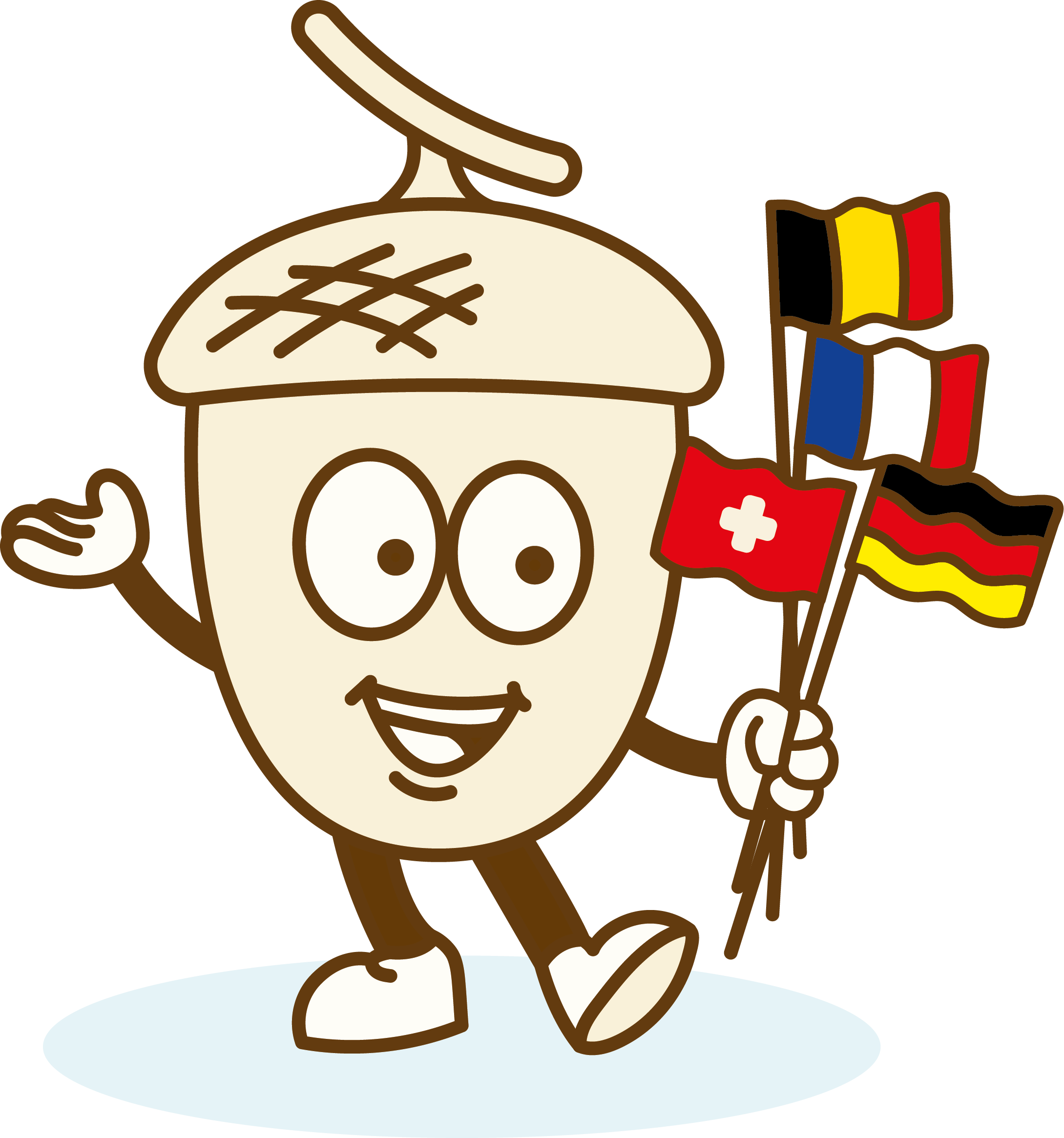 Vier Eiken Eke mascotte